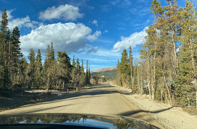 Pullin up to our cabin