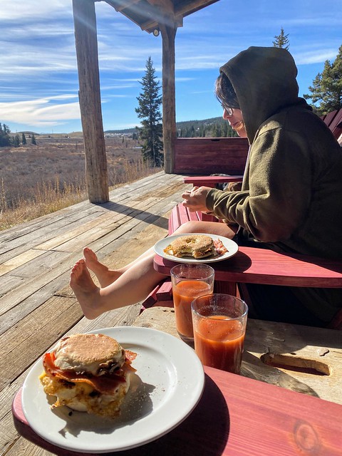 Kari has gotten into, and has been making some killer breakfast sandwiches over the pandemic