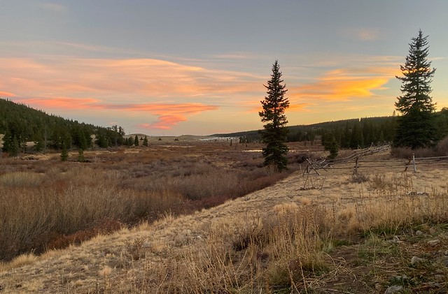 Sunset in the front yard