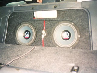 One of the best boxes I've built.  When the seats of the car were flipped down you saw my subs, 1...