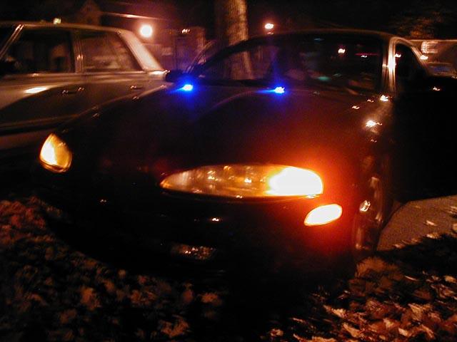 Old windshield washer LEDs