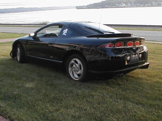 The back of my car with the Blitz kit and my old weird bug-eye altezza tail lights