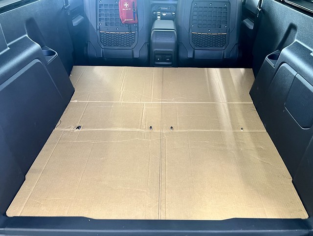 Bronco platform template cut out