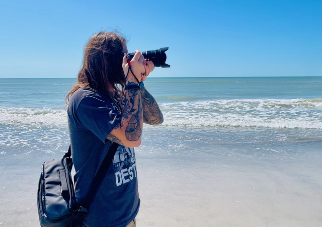 Kevi took a lot of photos of me taking photos