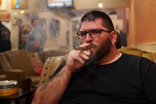 Havin a cigar in Ybor