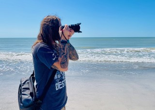 Kevi took a lot of photos of me taking photos