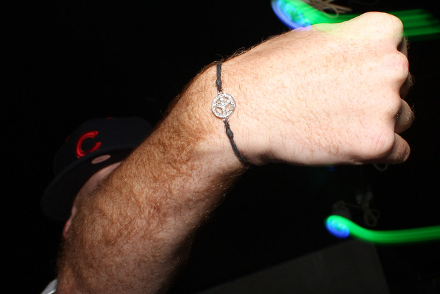 Red's Bling Peace Bracelet
