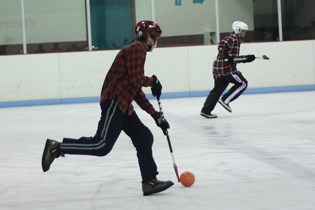 Lumberjacks moving up the ice