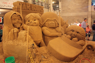 Star Boars Sand Sculpture