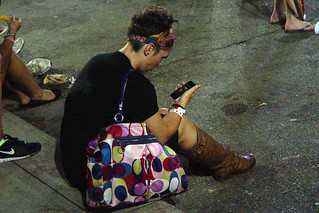 Kari hanging out with all her friends