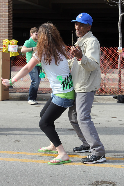 Dancin at the Liar's Club block party