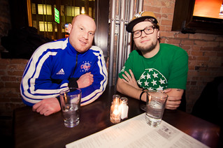 Mark and I at Bull and Bear