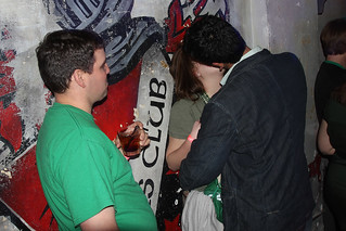 Chuck McGrane - Chuck gawkin at some smoochers