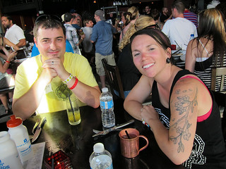 Taking a break from the heat at Americana