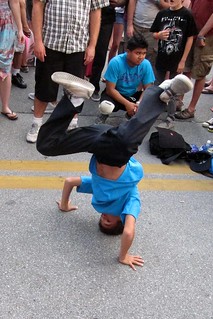 Goin for the head spin