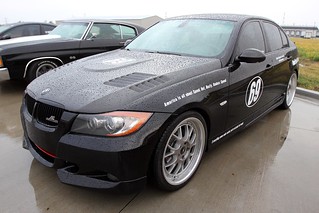 A rad BMW with hilarious decals