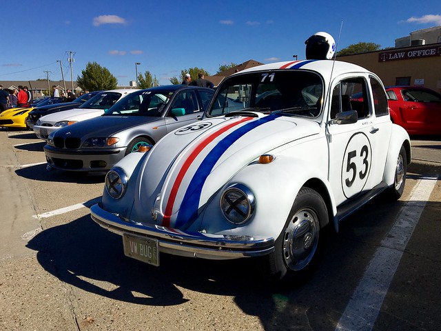 Herbie. A stolen, plastidipped, Herbie