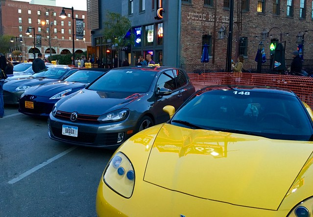 Lined up at the afterparty