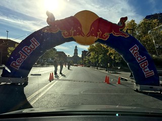 Crossing the finish line