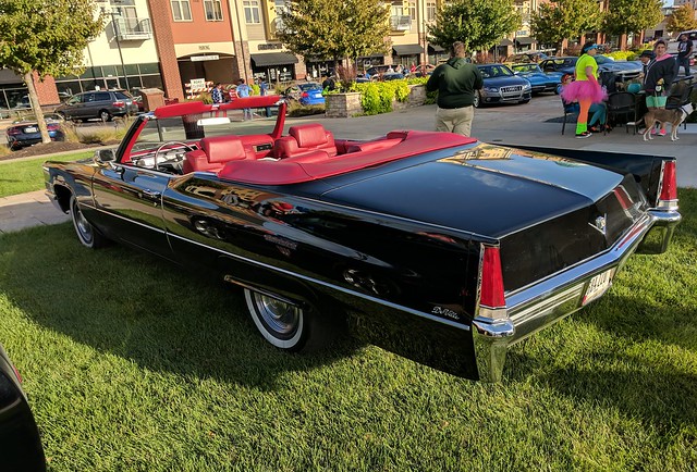 A super clean old Cadillac convertible