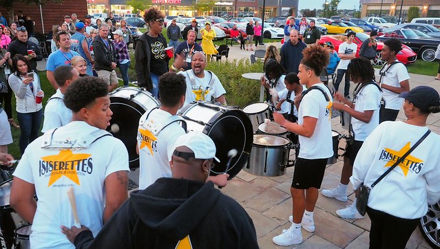 The Isiserettes drummers