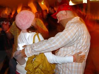 Totally sucked into dancing with a bachelor