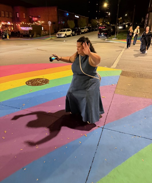 Tia havin a great time with my camera