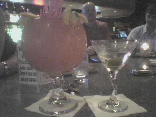 The fishbowl I had after the Martini.