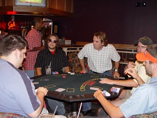 Doug Moore - Kevi, Me, Jason, Doug, and Reiter playing cards