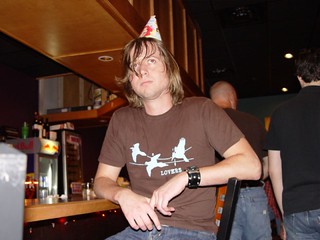 Party - Cedric's party face.