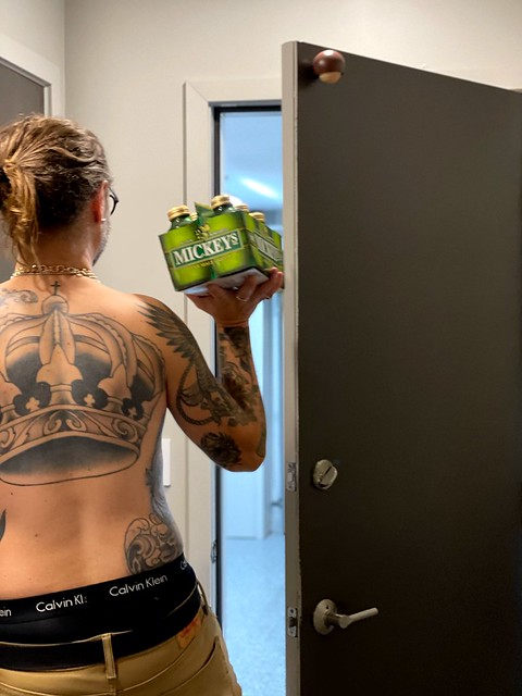 Making an important delivery