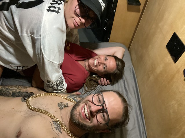 Moved the party to the camper