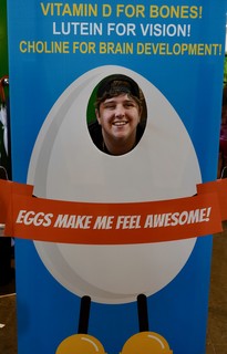 Eggs make Dre feel awesome