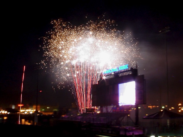 Fireworks - without a tripod