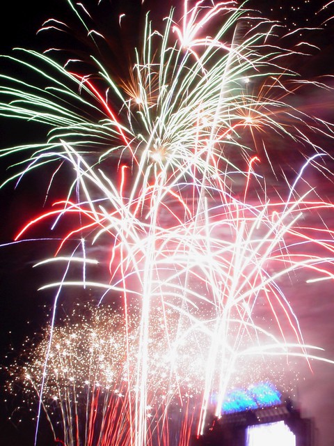 Fireworks - without a tripod