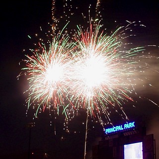 Fireworks - without a tripod