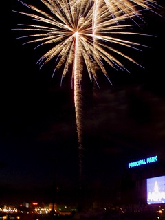 Fireworks - without a tripod