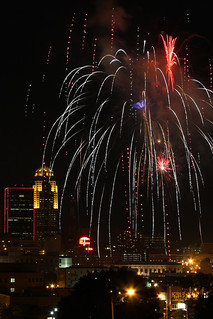 Skyline - Des Moines Fireworks
