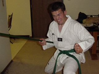 Tae Kwon Do at my APT