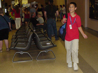 Anthony getting home from europe