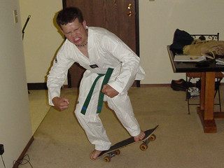 Skateboard Karate?