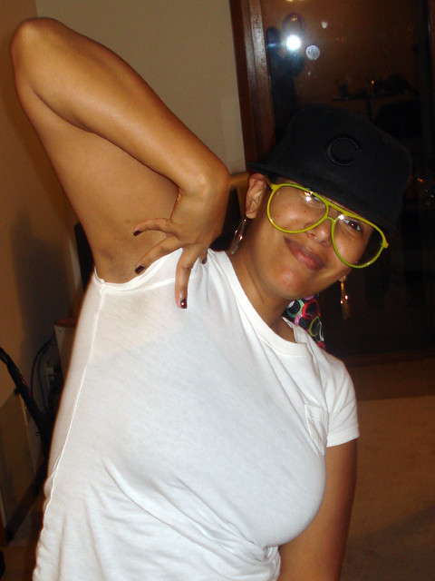 Drea wearing my gear