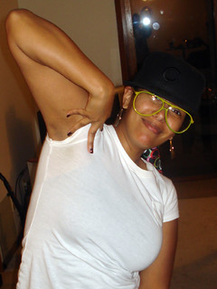 Drea wearing my gear