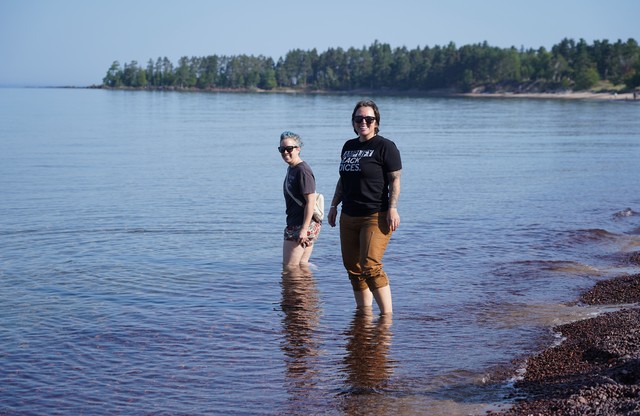 Testing the temps of Lake Superior