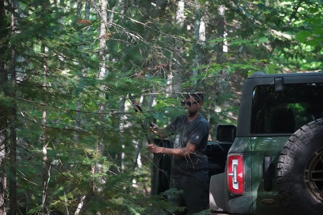 Accidentally went down a side-by-side trail. Glad we had some loppers in tow