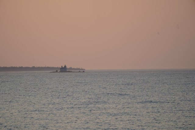 Gull Rock Lighthouse at Sunrise