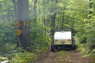 Caution, driveway ahead.