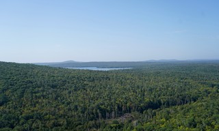 Looking out from Brockway Mountain