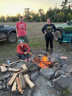 Trying to make pie iron pizzas