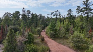 Jon takes off to explore the mountain bike trails